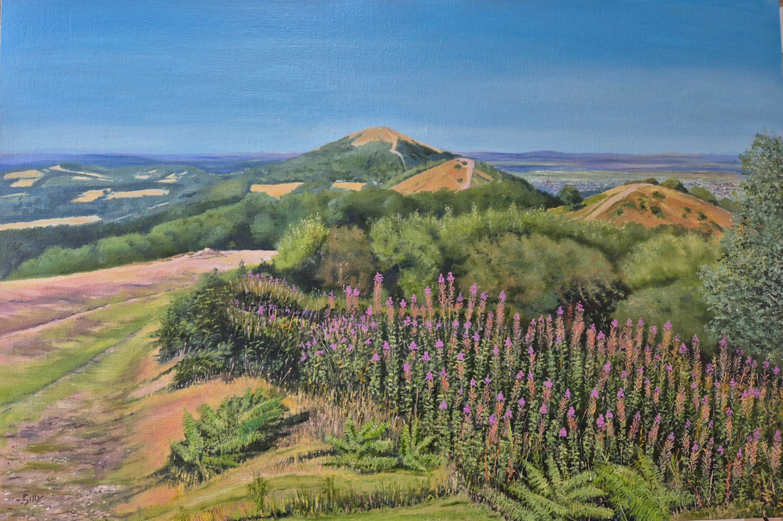 Oil artwork titled The Height of Summer.